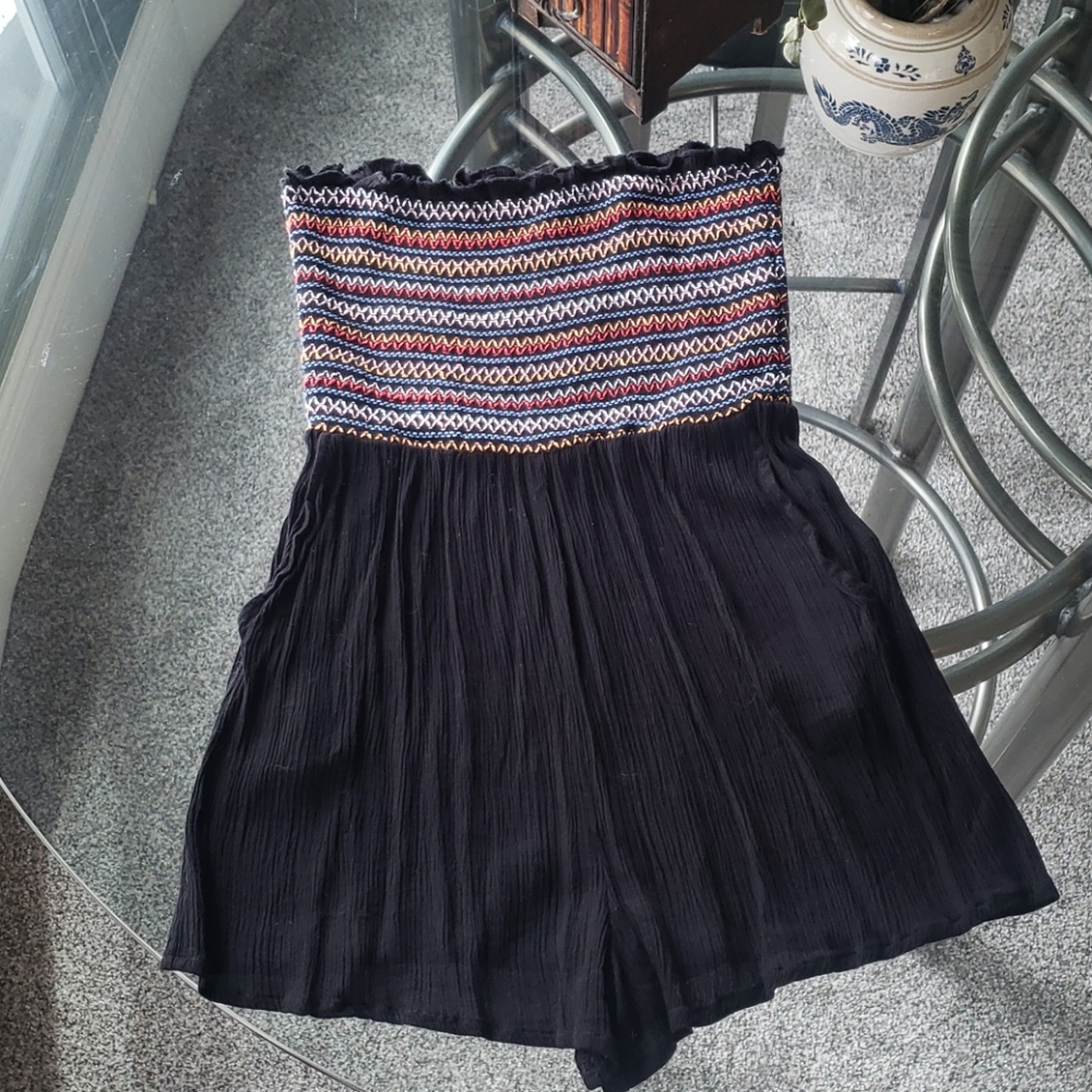 F21 Strapless Romper small